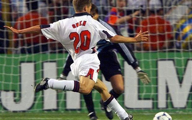 1998年世界杯：追风少年欧文一球成名